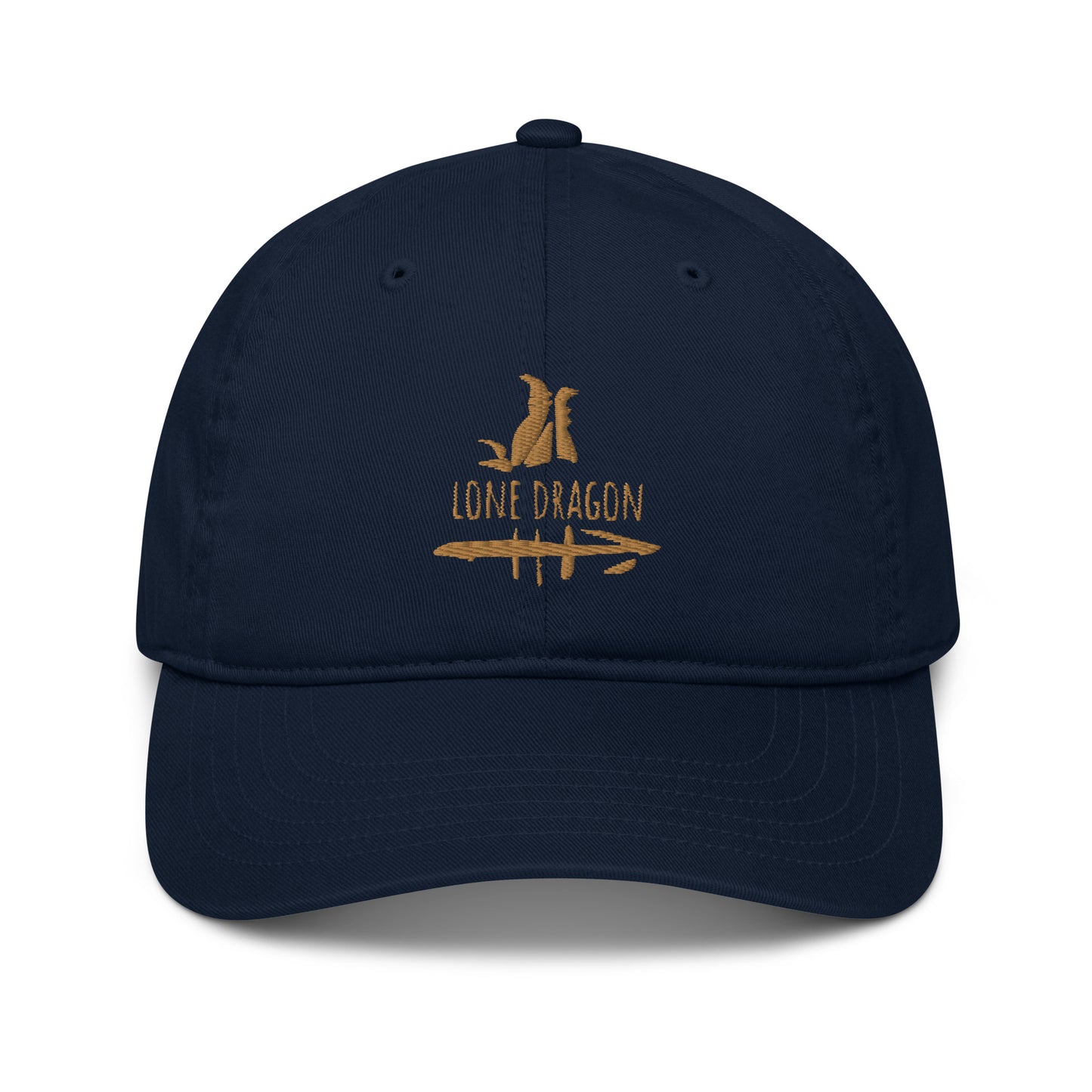 Lone Dragon (Embroidered) - Organic cap