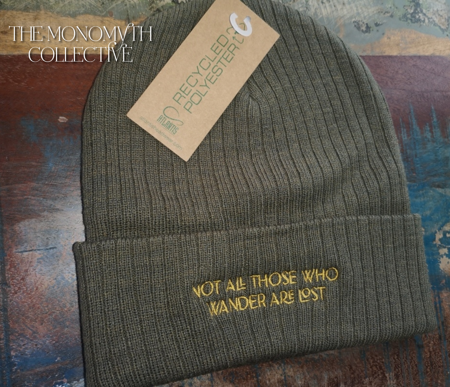Not All Those Who Wander Are Lost (Embroidered) - Beanie Hat