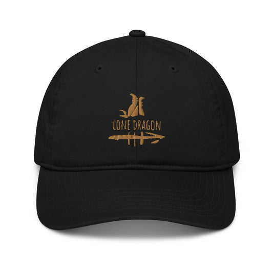 Lone Dragon (Embroidered) - Organic cap