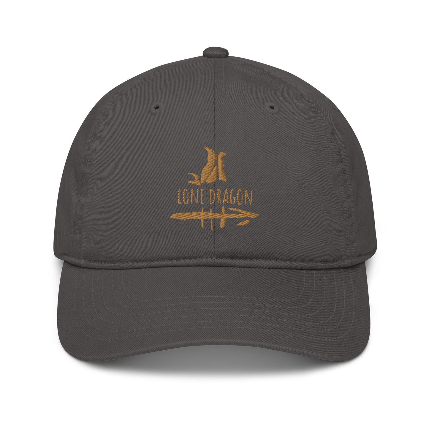 Lone Dragon (Embroidered) - Organic cap