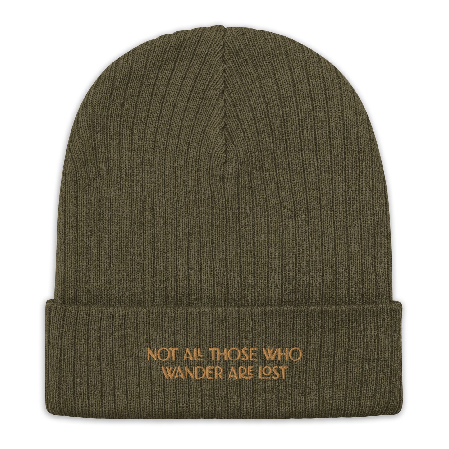 Not All Those Who Wander Are Lost (Embroidered) - Beanie Hat