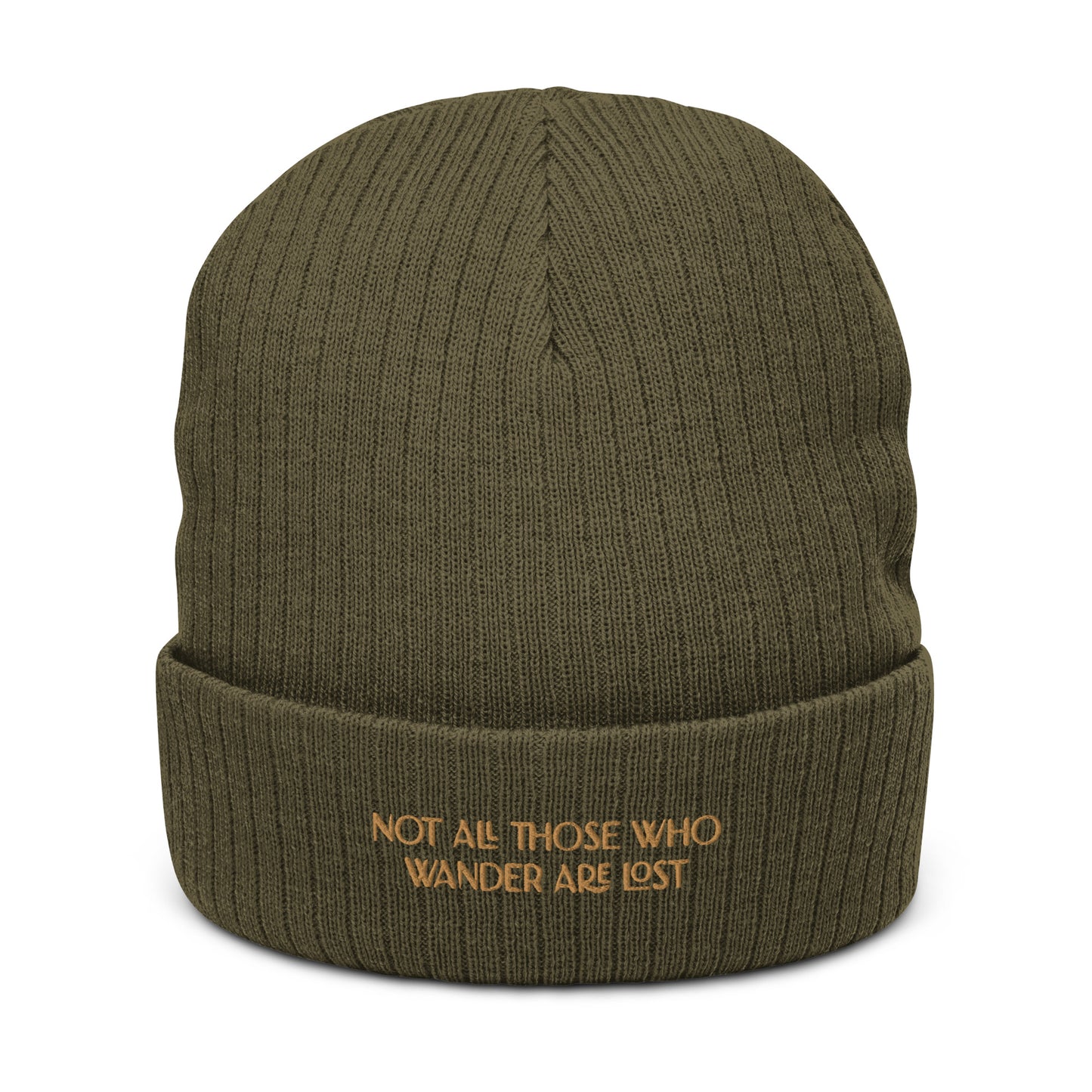 Not All Those Who Wander Are Lost (Embroidered) - Beanie Hat