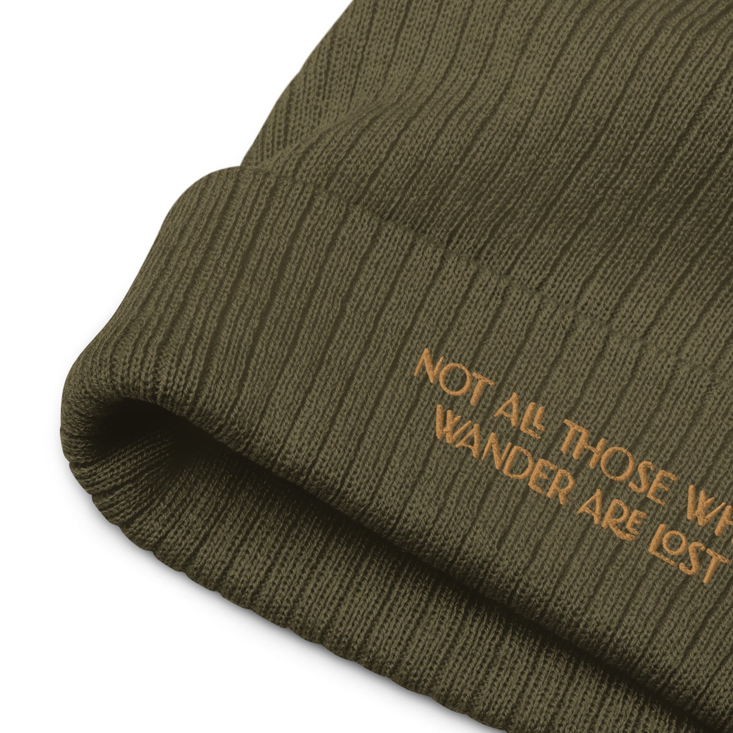 Not All Those Who Wander Are Lost (Embroidered) - Beanie Hat
