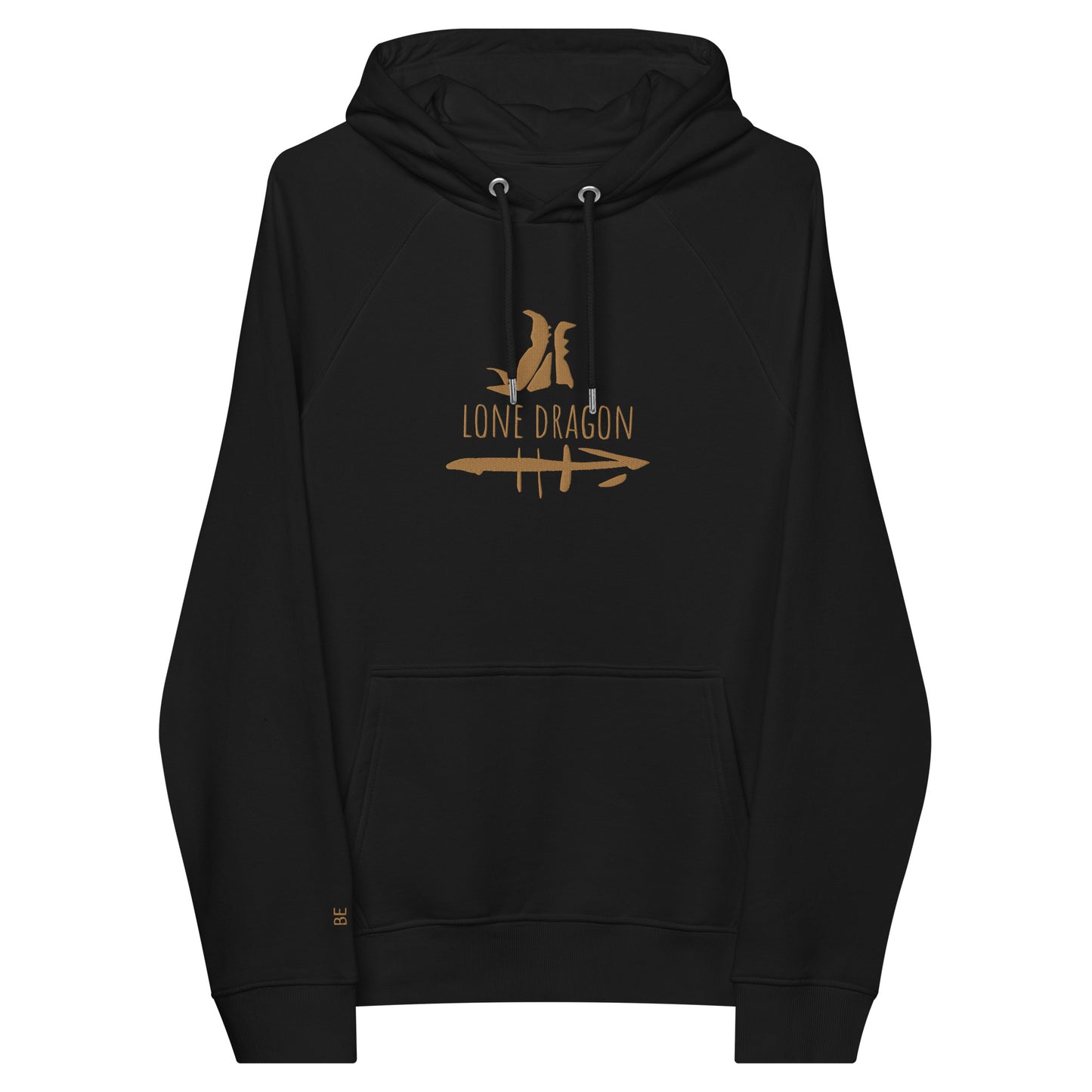 Lone Dragon (Embroidered) - Organic hoodie