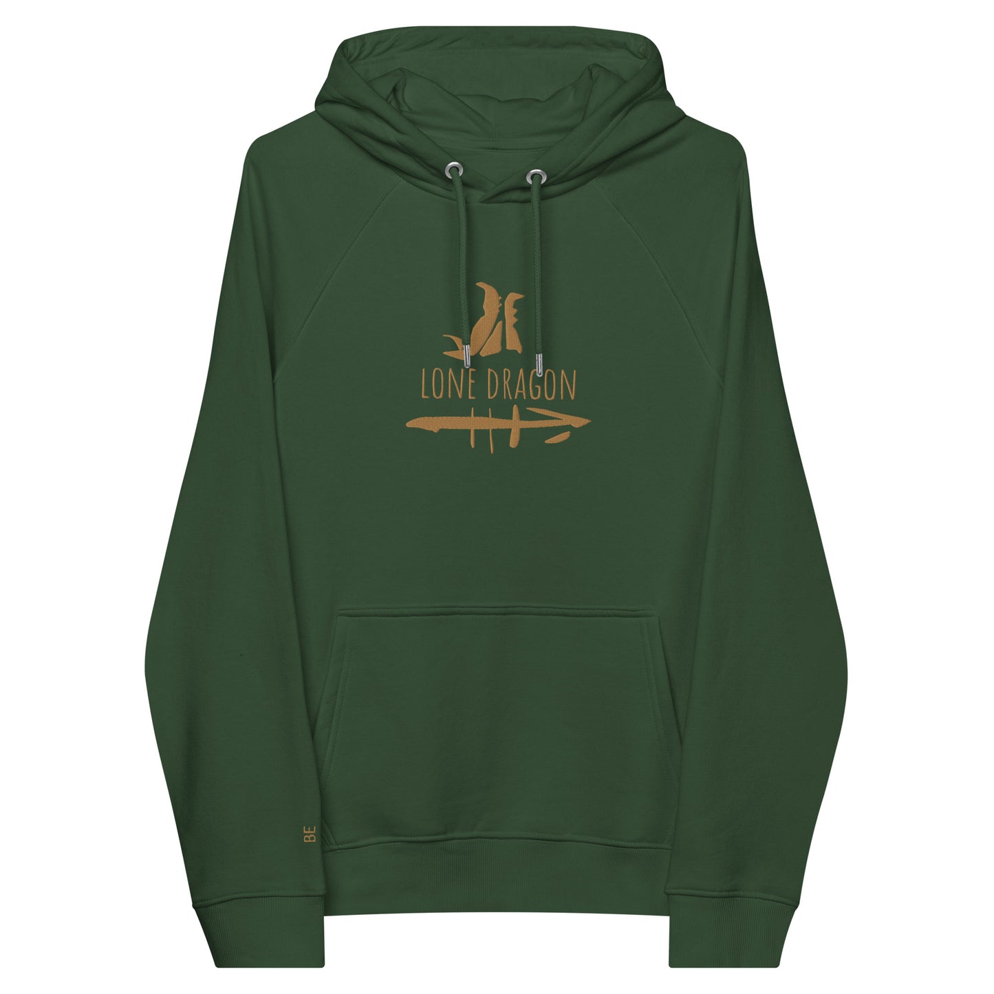 Lone Dragon (Embroidered) - Organic hoodie