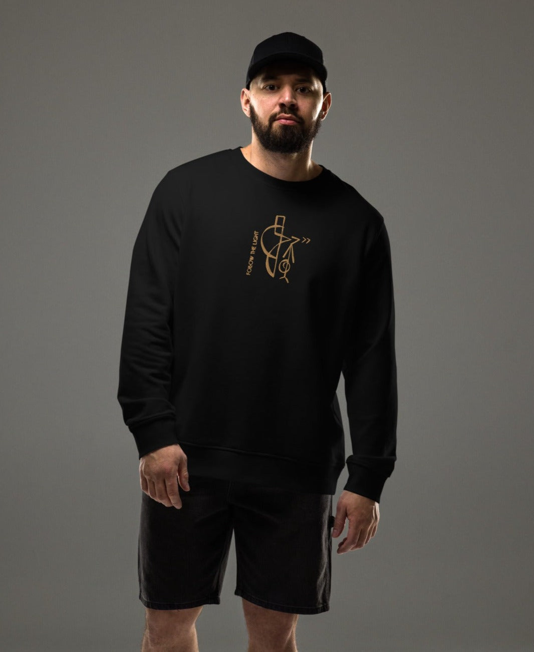 Follow the Light (Embroidered) - Organic Hoodie
