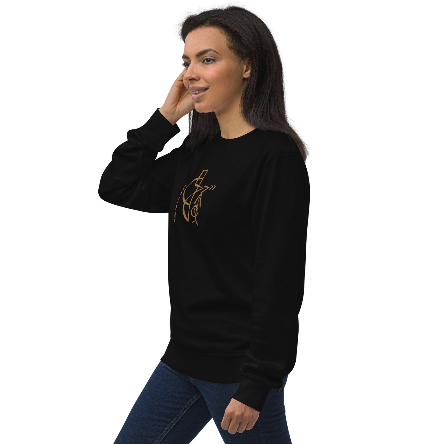 Follow the Light (Embroidered) - Organic Hoodie